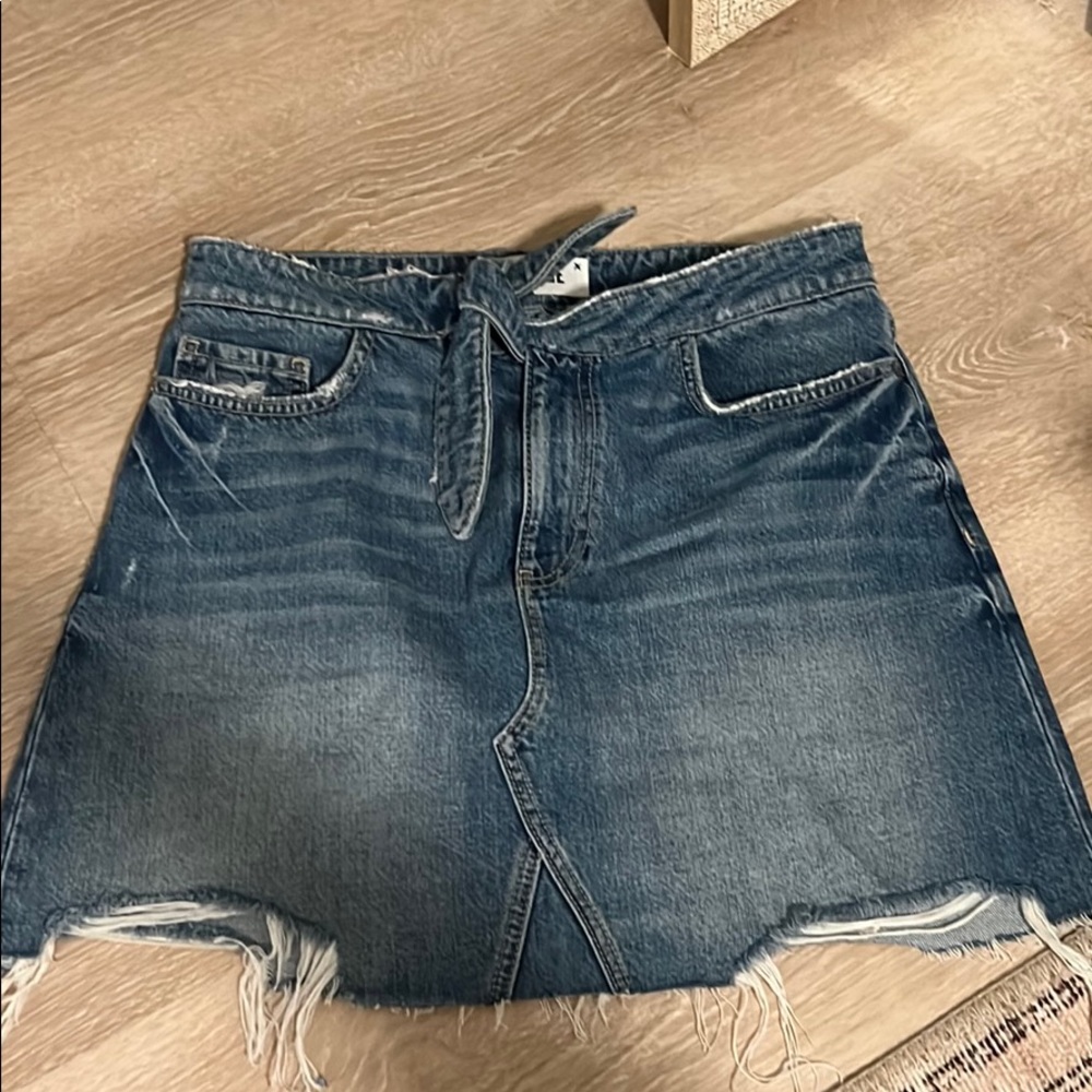 Paige jean skirt